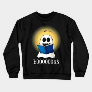 Booooooks Shirt Boo Read Books Halloween Crewneck Sweatshirt